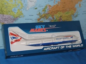 1/200 SKYMARKS BRITISH AIRWAYS BOEING B747-400 W/GEAR AIRCRAFT MODEL *BRAND NEW* - Picture 1 of 8