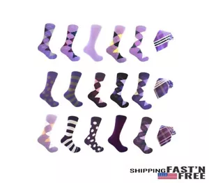 Calcetines de vestir morados para hombre - Imagen 1 de 21