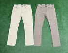 Lot Of 2 Lucky Brand 110 Slim 223 Straight 5 Pocket Pants Size 30x30 Mens Chino