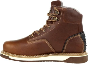 GEORGIA BOOT AMP LT Wedge Steel Toe Waterproof Work Boot Size 12W brown - Picture 1 of 5