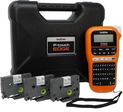 Brother PT-E110BP Label Maker Bundle - Includes 3 Tapes - PTE110 - Full Warranty - Image 1 of 4
