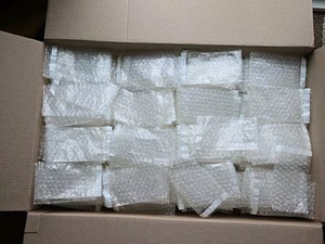 800+ Uline S-14758 Clear White Self Seal Bubble Bags 3 x 5 - Picture 1 of 4