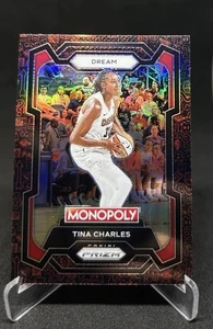 2024 Panini Prizm Monopoly WNBA Tina Charles Classic Red Icons Prizm #71 - Bild 1 von 2