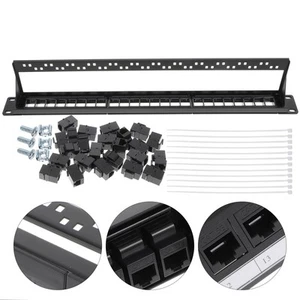 Patchfeld Wandhalterung Für Patchpanel Netzwerk-Patch-Rack-Montage - Bild 1 von 11