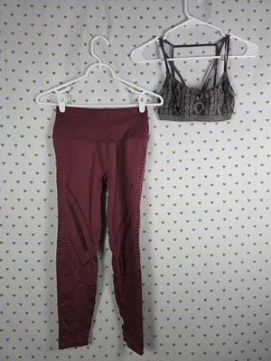 Victorias Secret PINK small cutout leggings & Sports Bra LOT  - Image 1 of 4