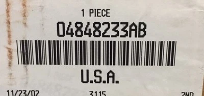 ПОДХОДИТ ДЛЯ 1997-1999 DODGE VIPER ЧЕТВЕРТЬ ПАНЕЛИ 4848233AB - НОВЫЙ OEM 4848233AB - Изображение 1 из 4