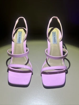 Steve Madden Gracey heels in pink patent leather - Image 1 of 4