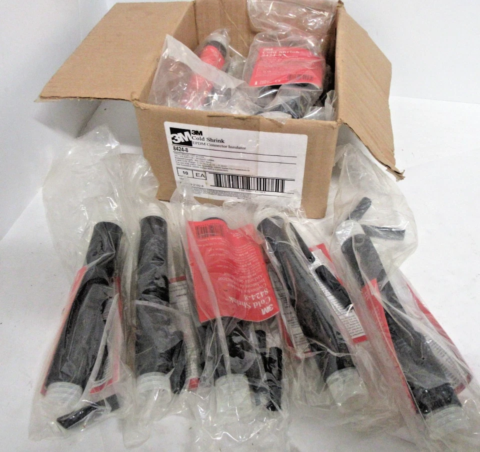 Set of 2 3M Cold Shrink 8424-8 Connector Insulator