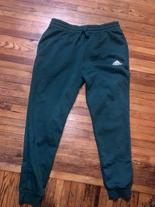 NWT Adidas Sweatpants Mens Large Green Feelcozy Pant Jogger Fleece Sport Large - Picture 1 of 7