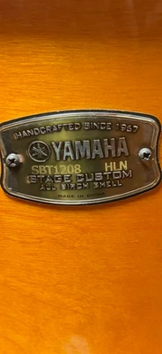 Yamaha Stage Custom Birch Tom 12x8 con estuche Foto 1 de 4