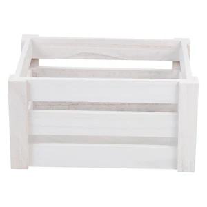 Storage Box Small Crate Vintage Style Wood Rustic Decorative Boxes - Picture 1 of 12