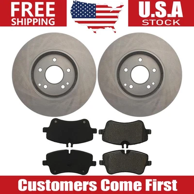 Front Brake Rotors + Ceramic Brake Pads for 2003 Mercedes-Benz C230 - Image 1 of 4