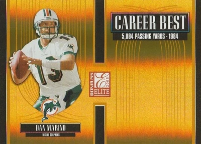 Donruss Elite Career Best Gold 2005 #CB-12 Dan Marino/500 Foto 1 de 3