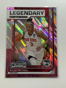 2025 Panini Ohio State Legendary Contenders Red #42 Kelsey Mitchell 10/50 - Bild 1 von 2