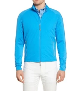Peter Millar Merge Stretch Hybrid Quilted Water Resistant Jacket Men’s XL Blue - Picture 1 of 7