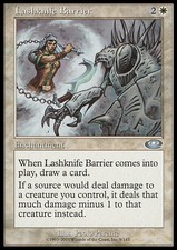 Magic the Gathering MTG Lashknife Barrier (9) Planeshift   LP