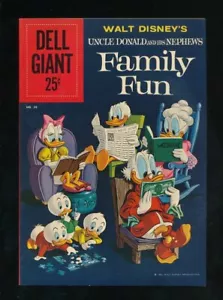 Cómics de Disneyana-DELL GIANT-38-tío Donald y sobrinos-diversión familiar-11/60 - Imagen 1 de 2