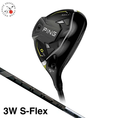 Ping Golf Club G430 MAX Fairway Wood 3W Tour 2.0 Black 65 Graphite Shaft S-Flex  - Image 1 of 4