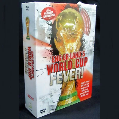 Eng-Er-Land's England World Cup Football Fever 2-DVD & CD Box Set BRAND NEW - Image 1 of 3