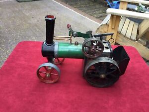 vintage mamod te1a toy steam tractor as is for parts or repair 