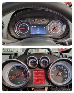 VAUXHALL ASTRA J TO INSIGNIA FACELIFT INSTRUMENT CLUSTER CLOCKS UPGRADE - Picture 1 of 4