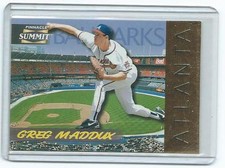 1996 Summit-Greg Maddux Ballparks insert-Braves
