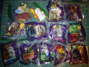 13 HALLOWEEN Simpsons 2001 Burger King Spooky Light-Ups Lot Most New Bart Homer - Picture 1 of 12