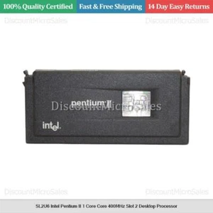SL2U6 Intel Pentium II 1 Core Core 400MHz Slot 2 Desktop Processor - Picture 1 of 1