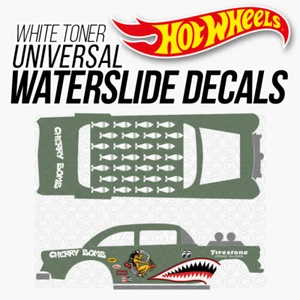 1/64 Scale GASSER CHERRY BOMB Custom Universal WaterSlide Decal for Hot - Picture 1 of 2