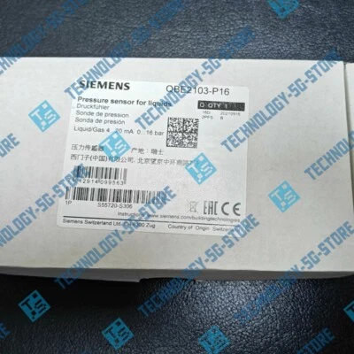 1PCS New SIEMENS QBE2103-P16 Pressure Sensor - Image 1 of 2