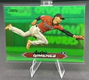 2024 Stadium Club #27 Andrés Giménez Green Foil #/199 - Picture 1 of 2