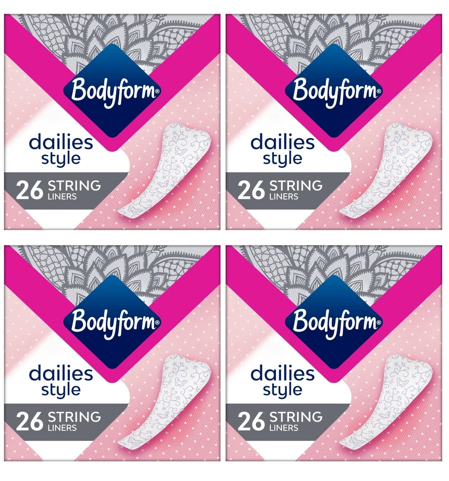 Bodyform Dailies String Slipeinlagen 26 pro Packung 4 Stück