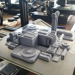 20xParti Diorama Varie #5/ Greeblies per Figura 3,75 pollici (1:18) Diorama - Foto 1 di 6