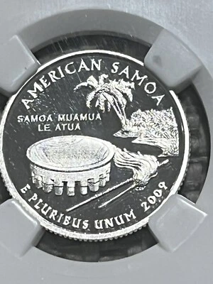 2009 S Silve NGC PF 70 AMERICAN SAMOA NGC PF 70 UCAM GEM LQQK!!! - Image 1 of 4