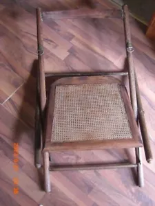 Antique Military Campaign Chair Brass Rattan Wood 4 Furniture Restoring Works - Picture 1 of 11