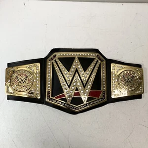 (READ!!!) WWE ROMAN REIGNS HAND SIGNED WORLD HEAVYWEIGHT 2019 BELT - Picture 1 of 3