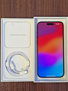 Apple iPhone 15 Pro Max 256GB A2849 Black Titanium Unlocked Excellent Condition! - Afbeelding 1 van 5