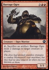Magic the Gathering MTG Barrage Ogre (83) Scars of Mirrodin   LP