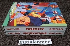 BREITLING sales LIMITED handbook BOOK ENGLISH 2013/2014 dealer GOOD CONDITION - Picture 1 of 12