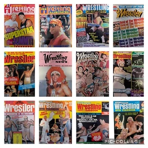 CHOOSE: Vintage Wrestling Magazines 1970s - 1990s WWF Hulk Hogan Billy Graham - Imagen 1 de 63