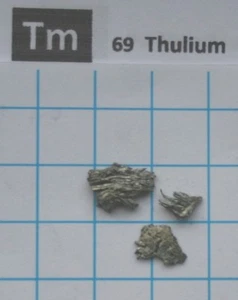 1 gram Thulium Metal 99,9% pure element 69 sample  - Zdjęcie 1 z 1