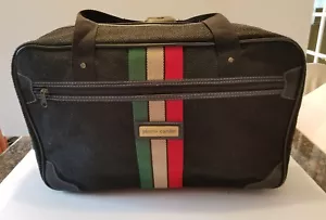 Bolso de viaje/noche/llevar/fin de semana negro Pierre Cardin de colección como nuevo - Imagen 1 de 12