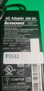 LENOVO AC ADAPTER 42T5000 20V 4.5A - Picture 1 of 5