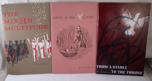 (3) 1964 M.R. DE HAAN M.D. RELIGIOUS RADIO BIBLE CLASS BOOKLETS CHRISTIANITY - Picture 1 of 4