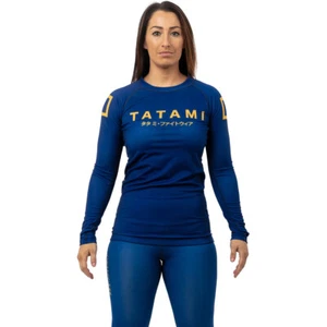 Tatami Fightwear Women's Katakana Long Sleeve Rashguard - Navy - Picture 1 of 7