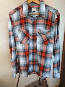 Volcom Workwear Plaid Button Up Long Sleeve Shirt S/M - Picture 1 of 11