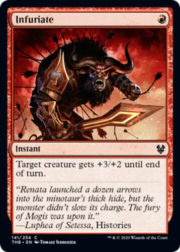 x1 Infuriate - Theros Beyond Death - NM - MTG - Image 1 of 1