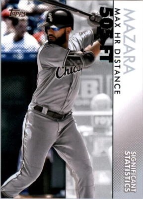 2020 Topps Significant Statistics #SS13 Nomar Mazara - NM-MT - Image 1 of 2