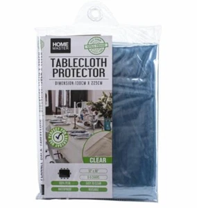 Clear Plastic Tablecloth Protector PVC Clear Dining Picnic Table Cover 220x130cm - Picture 1 of 4