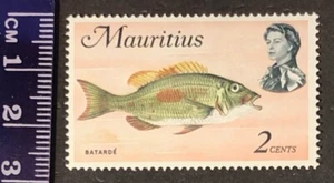 Mauritius 1969 Marine Life 2 cents Stamp (MNH) Scott's Number 339 - Picture 1 of 1